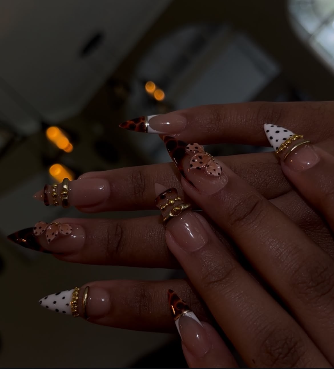 French Tips nail design by The Nail Technique